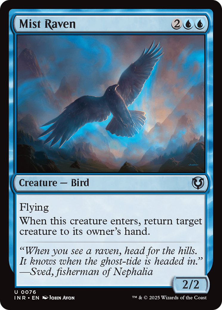 Mist Raven [Innistrad Remastered] | Mega City Incorporated