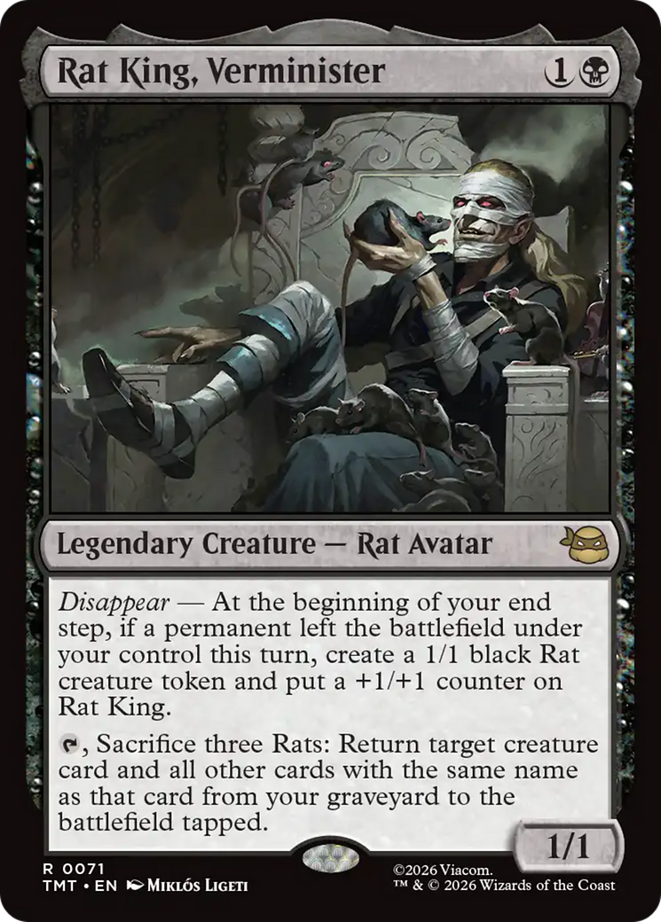 Rat King, Verminister [Teenage Mutant Ninja Turtles] | Mega City Incorporated
