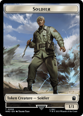 Soldier // Food (0026) Double-Sided Token [Doctor Who Tokens] | Mega City Incorporated