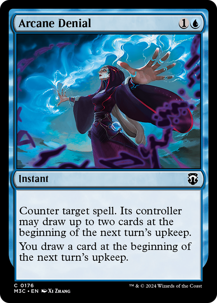 Arcane Denial (Ripple Foil) [Modern Horizons 3 Commander] | Mega City Incorporated