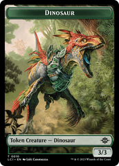 Gnome // Dinosaur (0010) Double-Sided Token [The Lost Caverns of Ixalan Tokens] | Mega City Incorporated