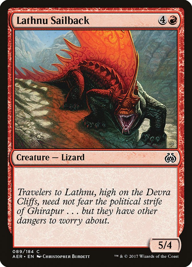 Lathnu Sailback [Aether Revolt] | Mega City Incorporated