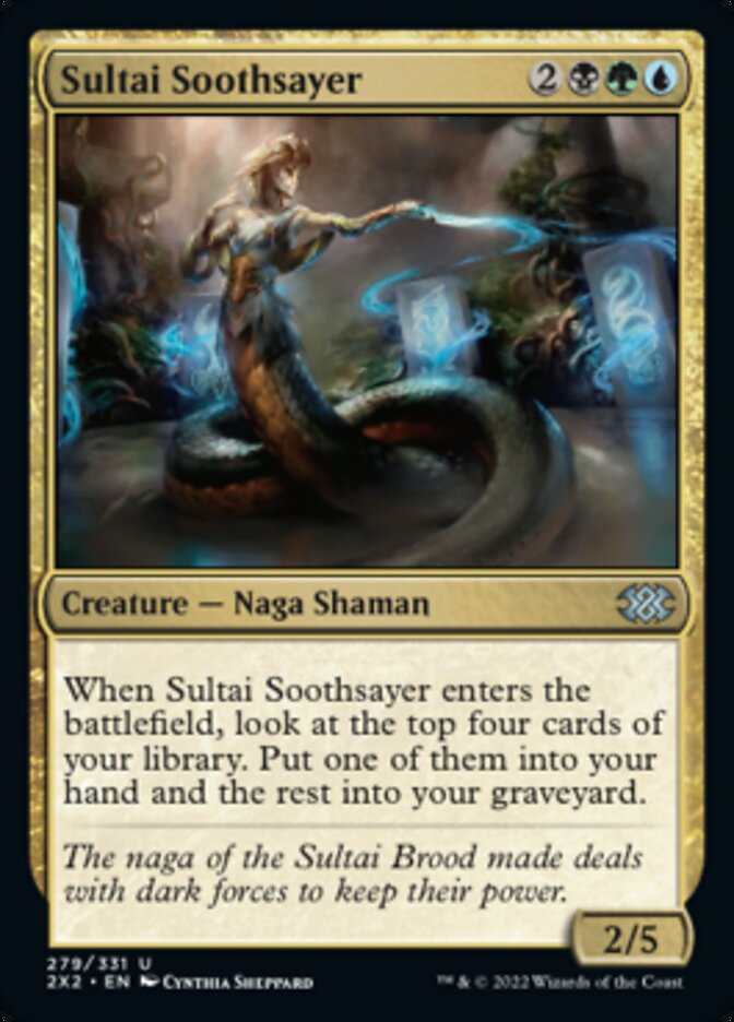 Sultai Soothsayer [Double Masters 2022] | Mega City Incorporated
