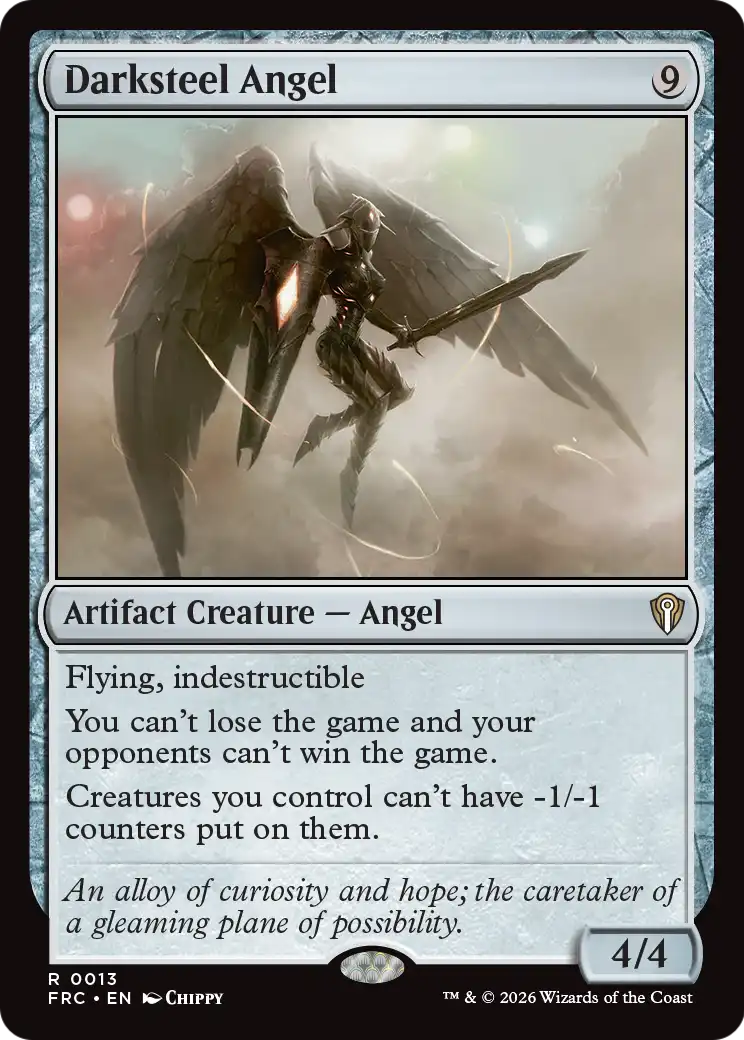 Darksteel Angel [Reality Fracture Commander] | Mega City Incorporated