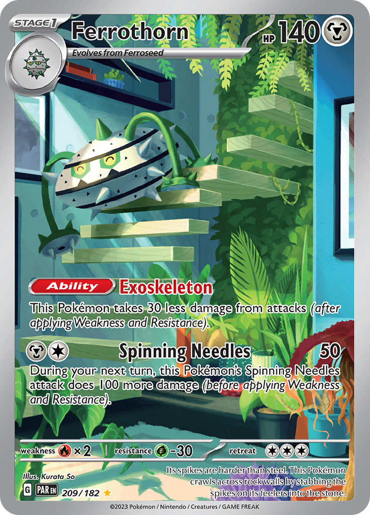 Ferrothorn (209/182) [Scarlet & Violet: Paradox Rift] | Mega City Incorporated