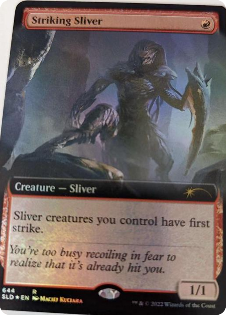 Striking Sliver (Extended Art) [Secret Lair Drop Series] | Mega City Incorporated