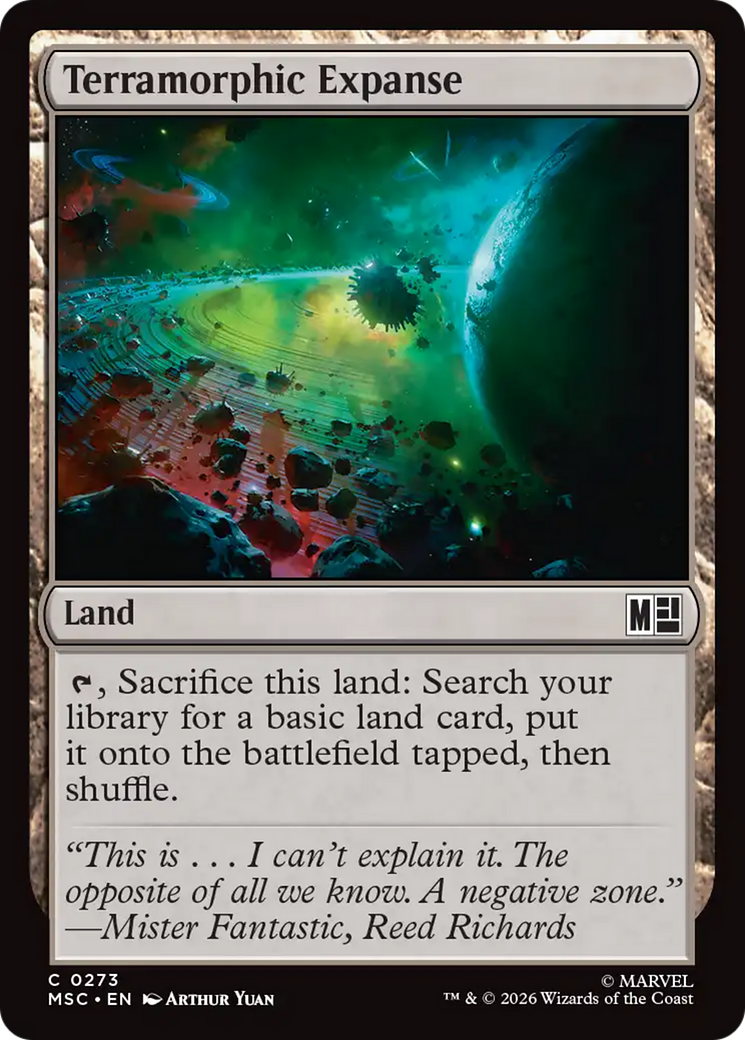 Terramorphic Expanse (0273) (Surge Foil) [Marvel Super Heroes Commander] | Mega City Incorporated