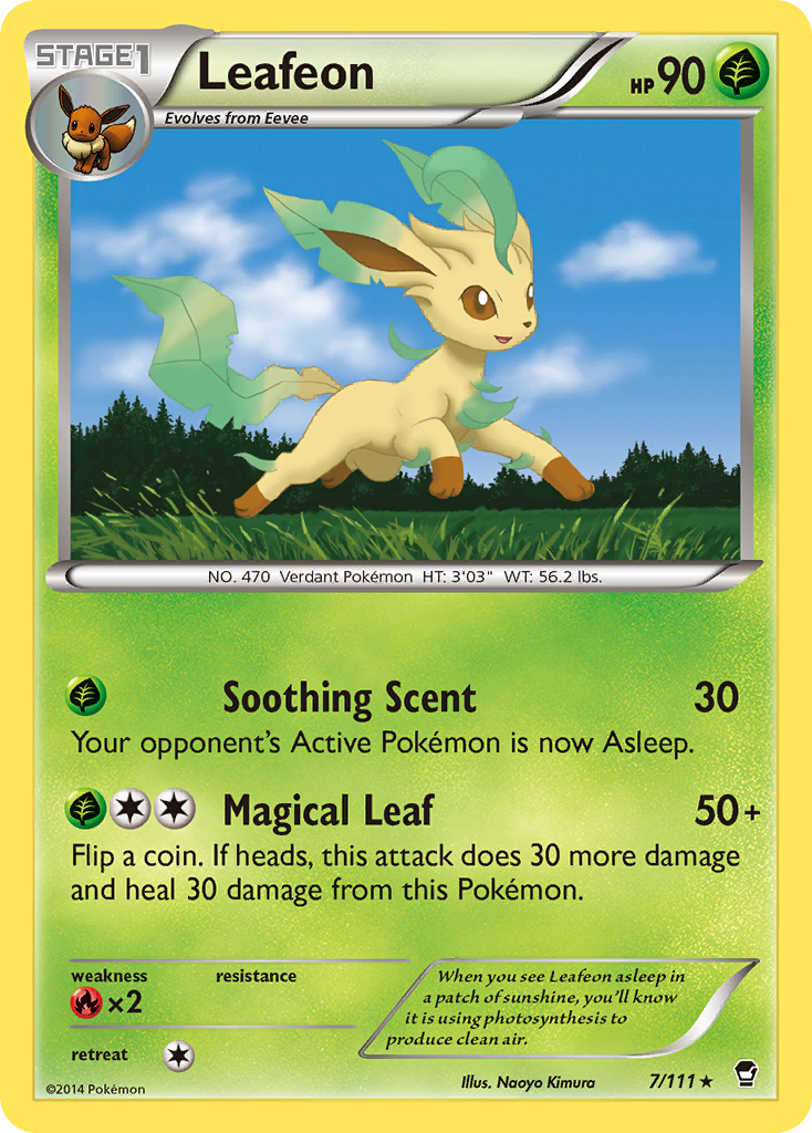 Leafeon (7/111) [XY: Furious Fists] | Mega City Incorporated