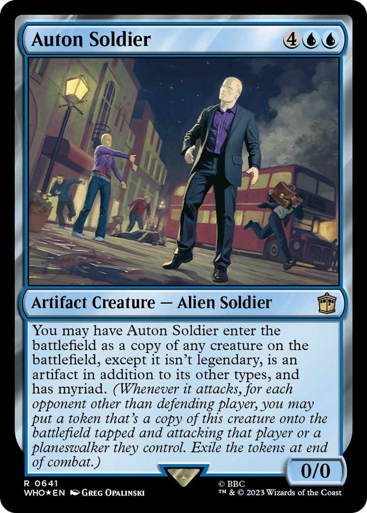 Auton Soldier (Surge Foil) [Doctor Who] | Mega City Incorporated