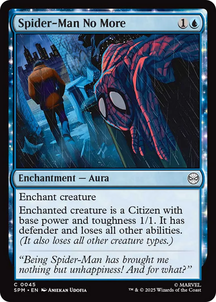 Spider-Man No More [Marvel's Spider-Man] | Mega City Incorporated