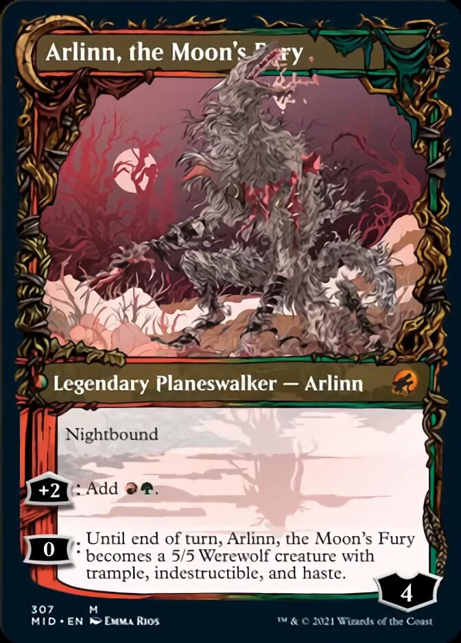 Arlinn, the Pack's Hope // Arlinn, the Moon's Fury (Showcase Equinox) [Innistrad: Midnight Hunt] | Mega City Incorporated
