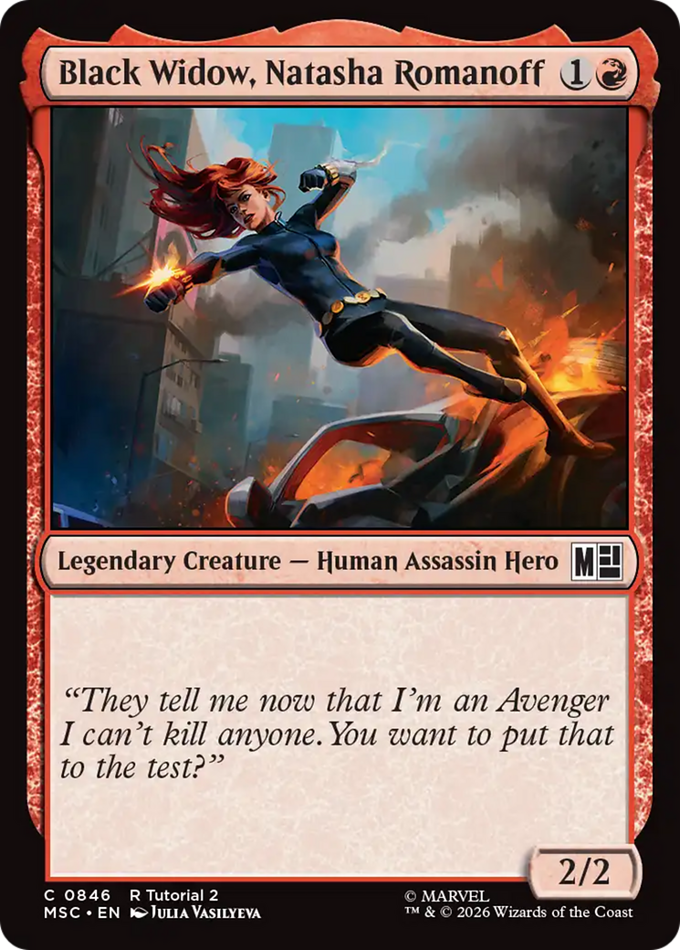 Black Widow, Natasha Romanoff (0846) [Marvel Super Heroes Commander] | Mega City Incorporated
