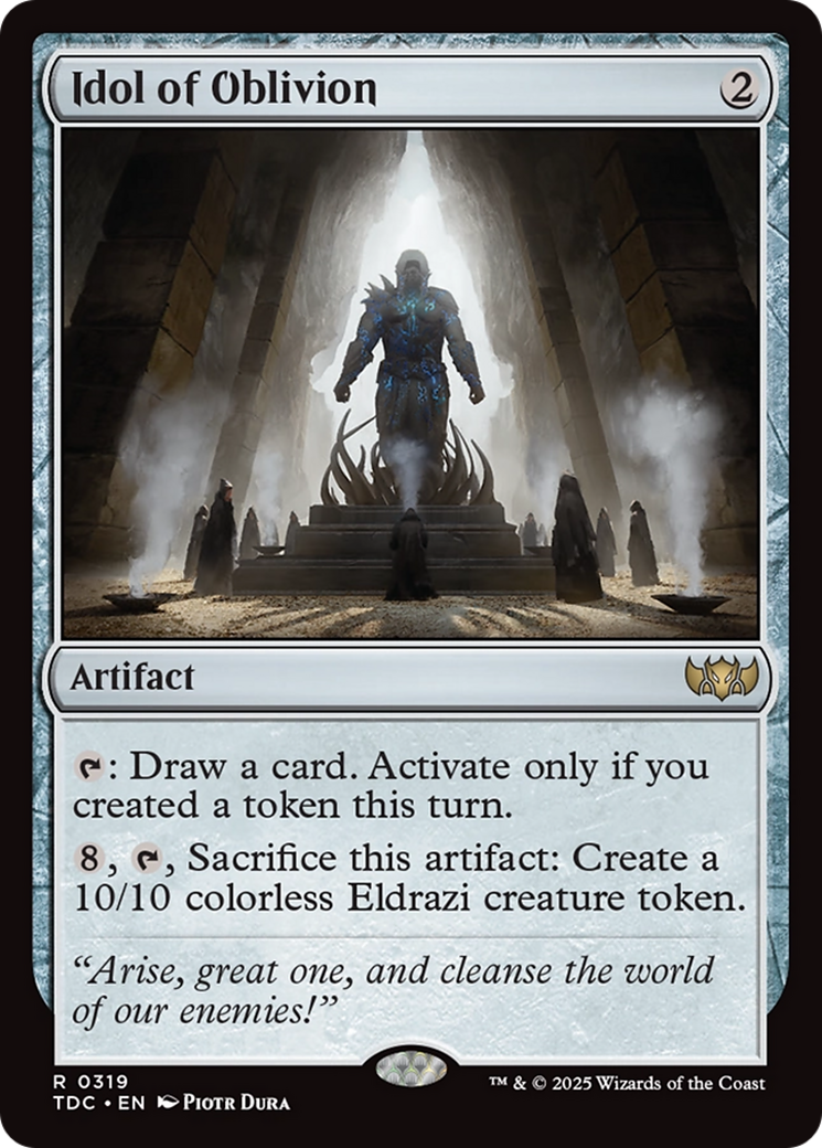 Idol of Oblivion [Tarkir: Dragonstorm Commander] | Mega City Incorporated