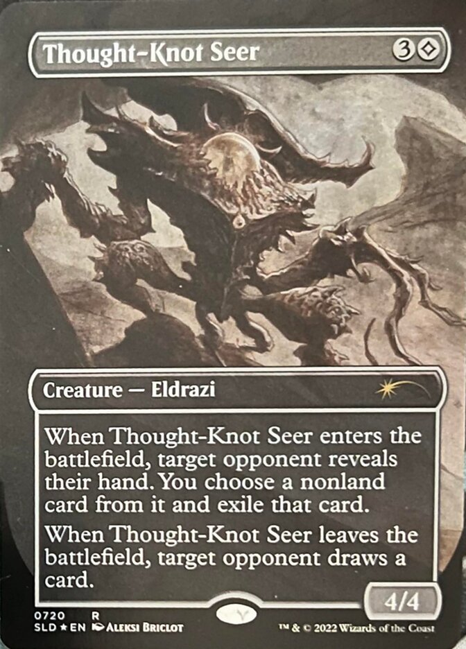 Thought-Knot Seer (720) (Borderless) [Secret Lair Drop Promos] | Mega City Incorporated