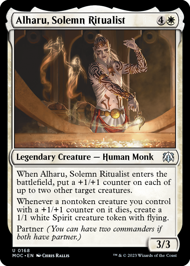 Alharu, Solemn Ritualist [March of the Machine Commander] | Mega City Incorporated