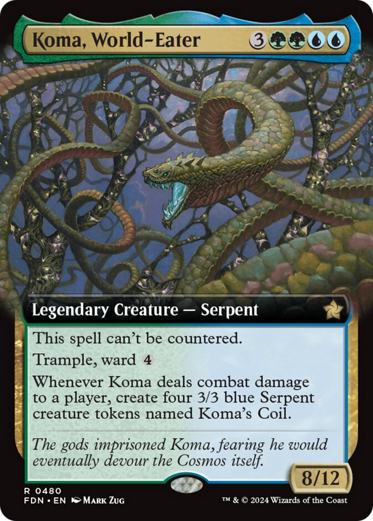 Koma, World-Eater (Extended Art) [Foundations] | Mega City Incorporated
