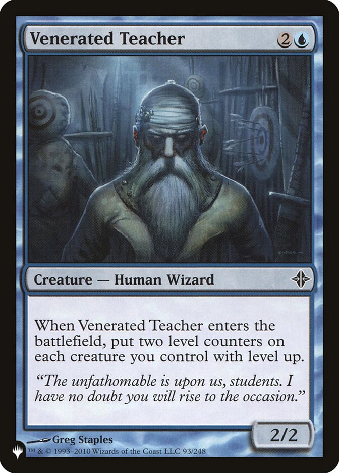 Venerated Teacher [The List] | Mega City Incorporated