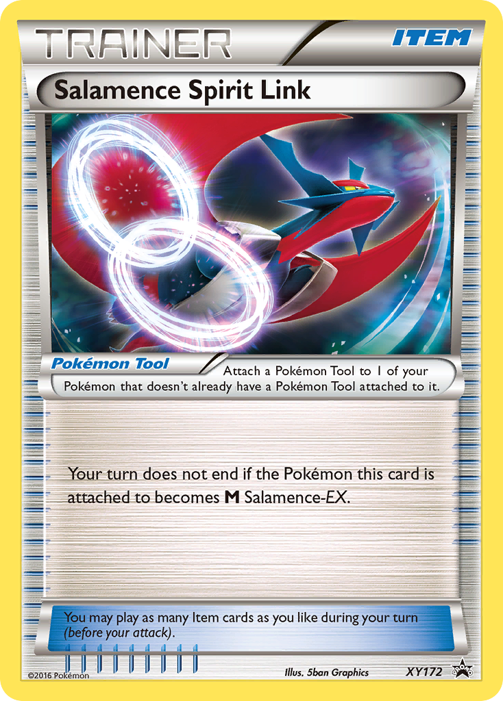 Salamence Spirit Link (XY172) [XY: Black Star Promos] | Mega City Incorporated