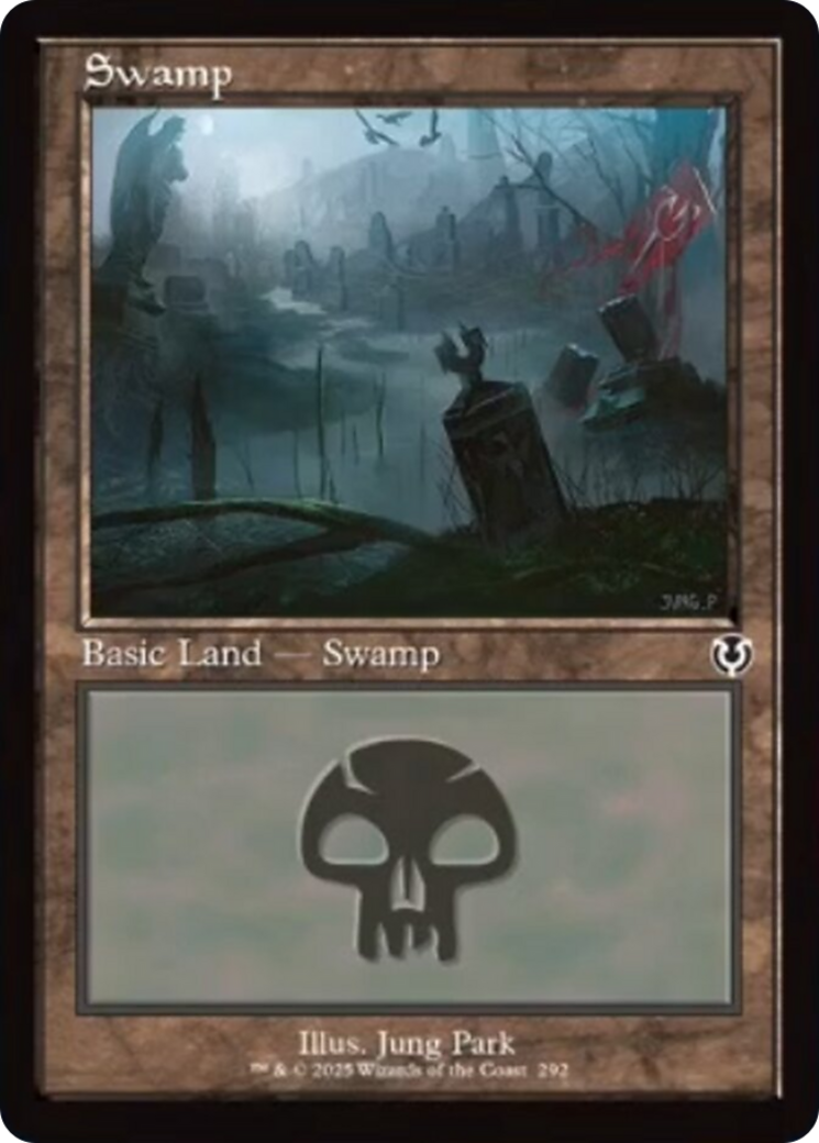 Swamp (292) (Retro Frame) [Innistrad Remastered] | Mega City Incorporated