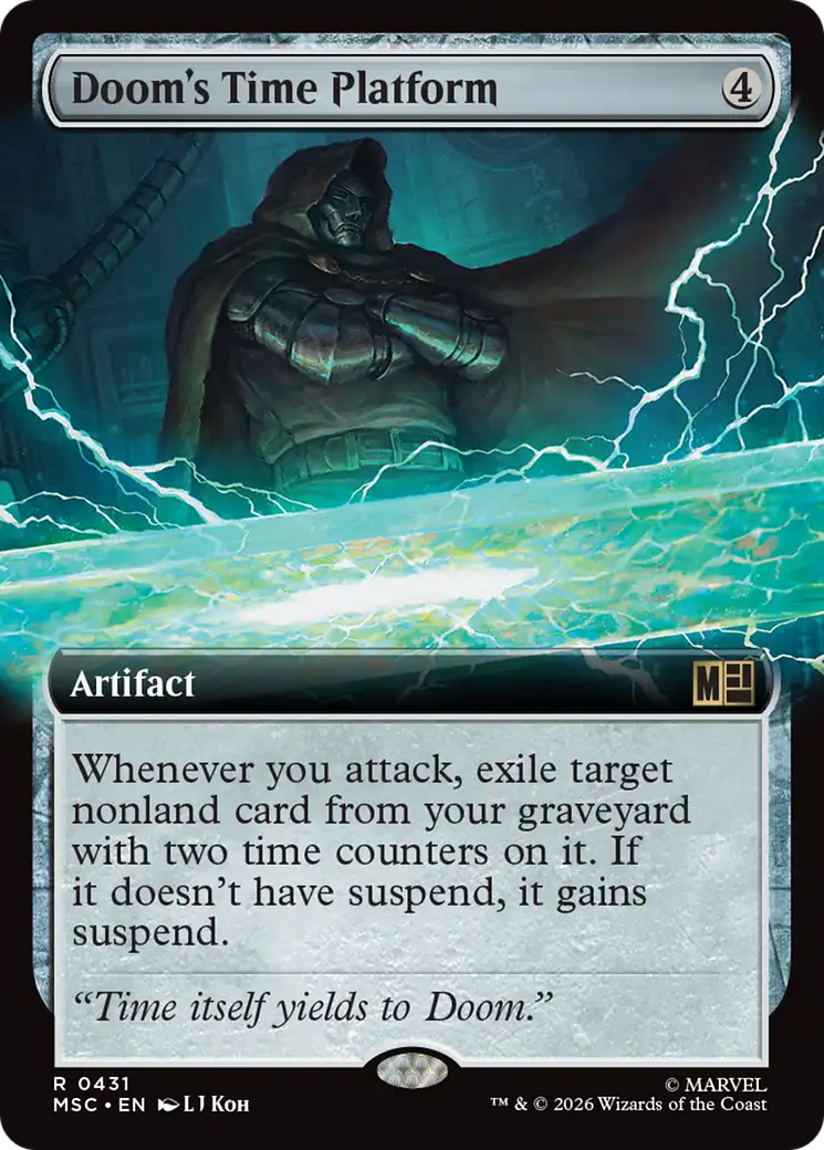 Doom's Time Platform (Extended Art) [Marvel Super Heroes Commander] | Mega City Incorporated