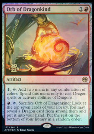 Orb of Dragonkind [Dungeons & Dragons: Adventures in the Forgotten Realms Prerelease Promos] | Mega City Incorporated