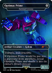 Darksteel Colossus - Optimus Prime (Borderless) [Secret Lair Drop Series] | Mega City Incorporated