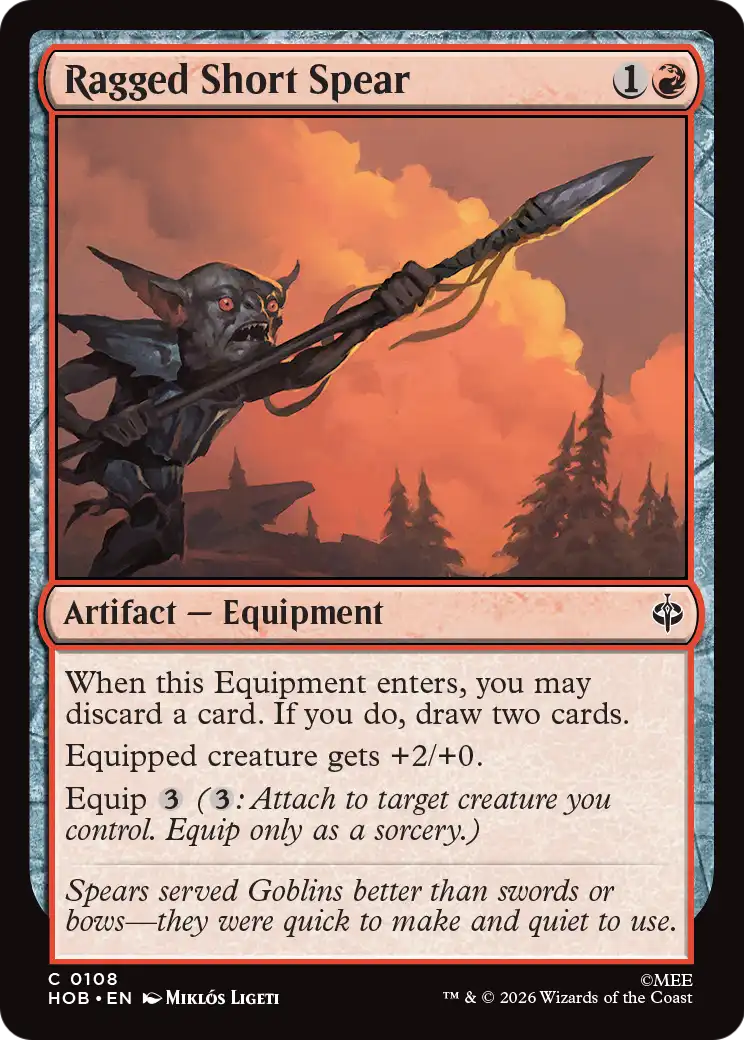 Ragged Short Spear [The Hobbit] | Mega City Incorporated