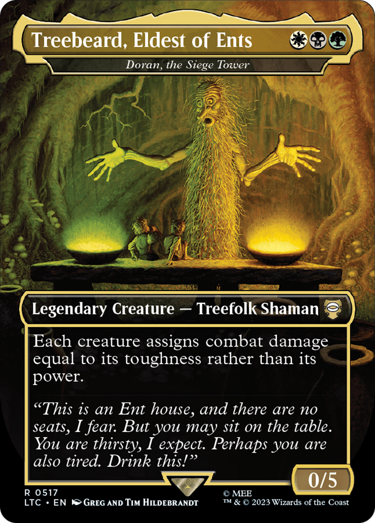 Treebeard, Eldest of Ents - Doran, the Siege Tower (Borderless) [The Lord of the Rings: Tales of Middle-Earth Commander] | Mega City Incorporated