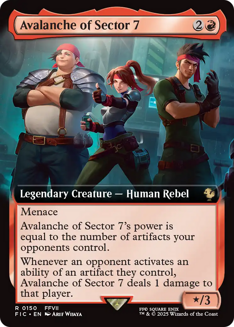 Avalanche of Sector 7 (Extended Art) [FINAL FANTASY Commander] | Mega City Incorporated