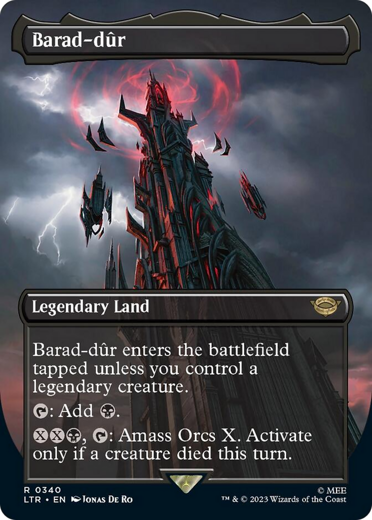 Barad-dur (Borderless Alternate Art) (340) [The Lord of the Rings: Tales of Middle-Earth] | Mega City Incorporated