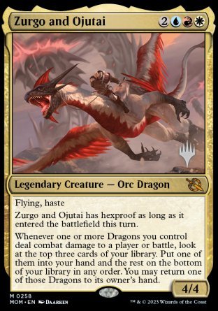 Zurgo and Ojutai (Promo Pack) [March of the Machine Promos] | Mega City Incorporated