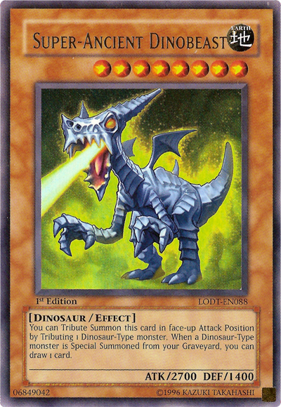 Super-Ancient Dinobeast [LODT-EN088] Ultra Rare | Mega City Incorporated