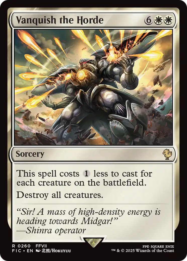 Vanquish the Horde [FINAL FANTASY Commander] | Mega City Incorporated