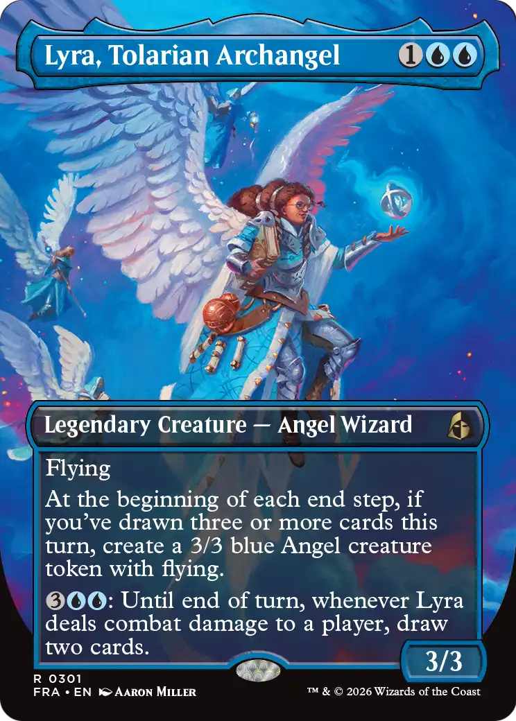 Lyra, Tolarian Archangel (Borderless) [Reality Fracture] | Mega City Incorporated