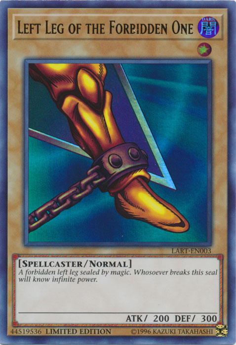 Left Leg of the Forbidden One [LART-EN003] Ultra Rare | Mega City Incorporated