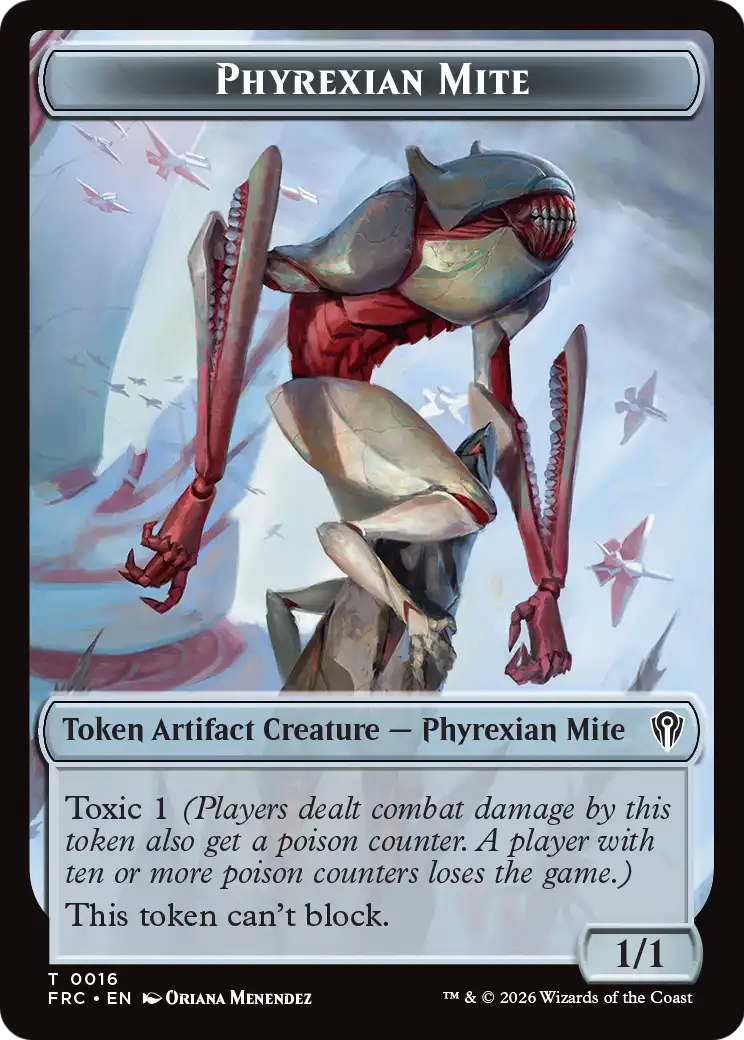 Kobolds of Kher Keep // Phyrexian Mite Double-Sided Token [Reality Fracture Commander Tokens] | Mega City Incorporated