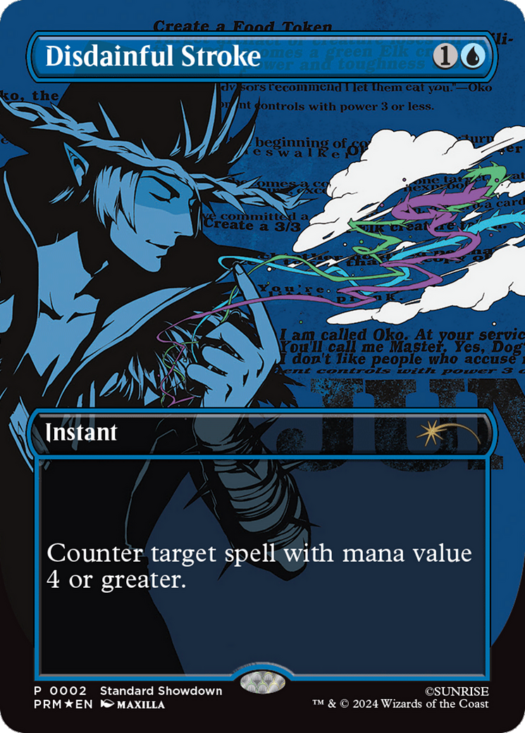 Disdainful Stroke [Standard Showdown Promos] | Mega City Incorporated