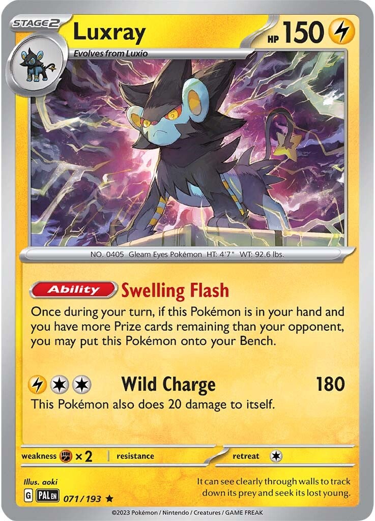 Luxray (071/193) [Scarlet & Violet: Paldea Evolved] | Mega City Incorporated