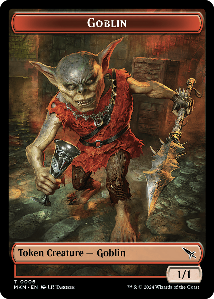 Thopter (0020) // Goblin Double-Sided Token [Murders at Karlov Manor Tokens] | Mega City Incorporated