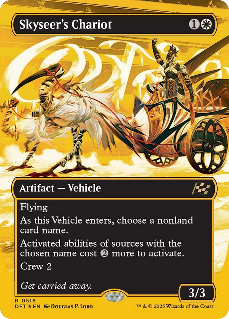 Skyseer's Chariot (Borderless) (First-Place Foil) [Aetherdrift] | Mega City Incorporated