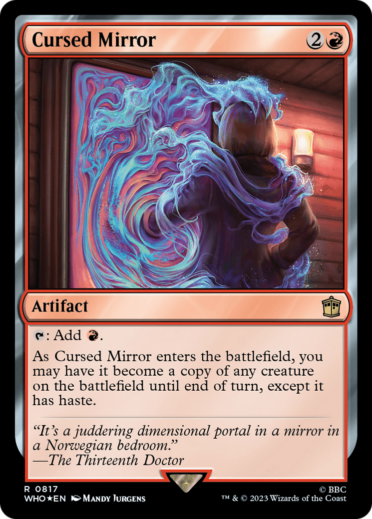 Cursed Mirror (Surge Foil) [Doctor Who] | Mega City Incorporated