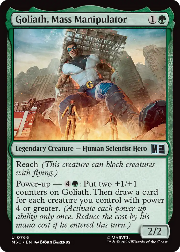 Goliath, Mass Manipulator [Marvel Super Heroes Commander] | Mega City Incorporated