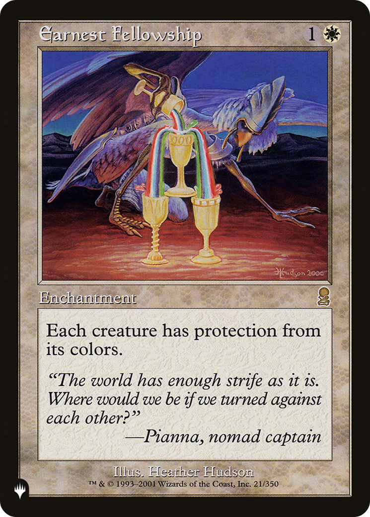 Earnest Fellowship [The List] | Mega City Incorporated