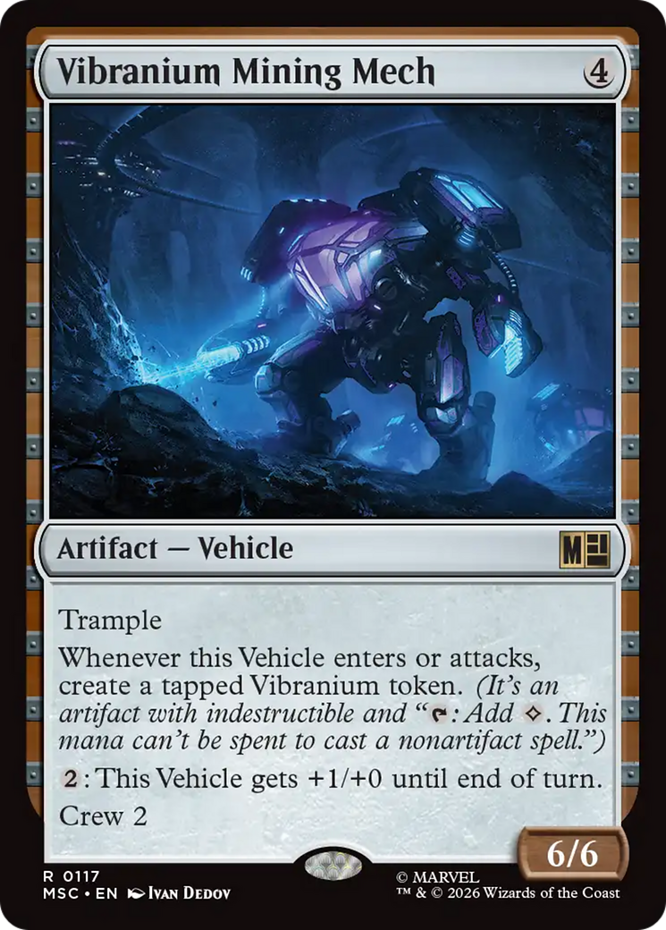 Vibranium Mining Mech (Surge Foil) [Marvel Super Heroes Commander] | Mega City Incorporated