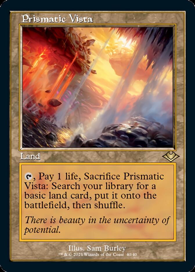 Prismatic Vista (Retro Foil Etched) [Modern Horizons] | Mega City Incorporated
