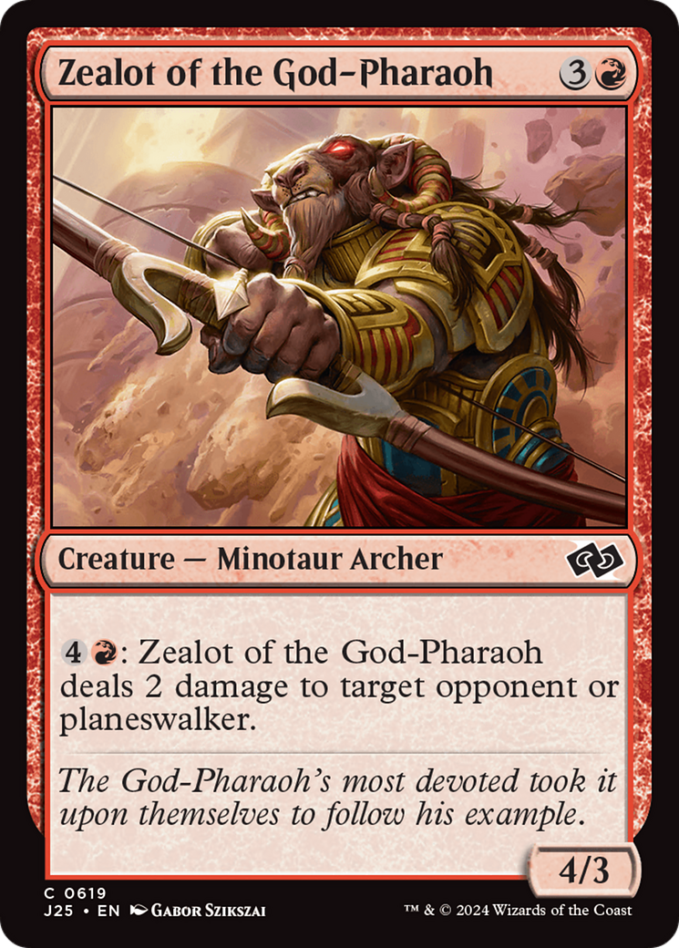 Zealot of the God-Pharaoh [Foundations Jumpstart] | Mega City Incorporated