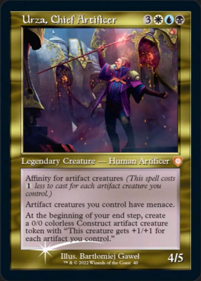 Urza, Chief Artificer (040) (Retro) (Display Commander) [The Brothers' War Commander] | Mega City Incorporated