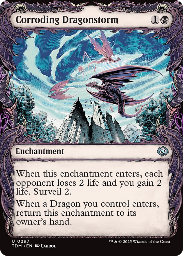 Corroding Dragonstorm (Showcase) [Tarkir: Dragonstorm] | Mega City Incorporated