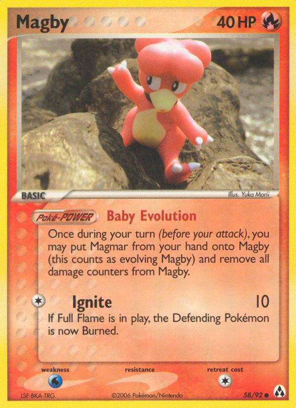 Magby (58/92) [EX: Legend Maker] | Mega City Incorporated