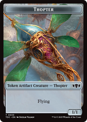 Thopter // Bird Double-Sided Token [Tarkir: Dragonstorm Commander Tokens] | Mega City Incorporated